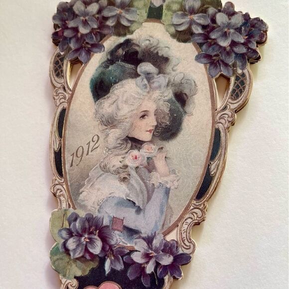 Gallery Graphics Reproduction 1912 Victorian Women Hand Held Fan Card-stock - Picture 6 of 15